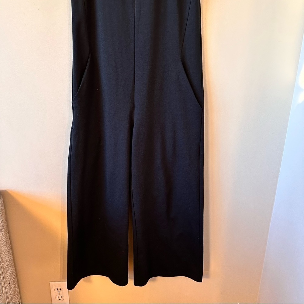 Eileen Fisher-Organic Cotton Ponte Lantern Jumpsuit (Size:XS) - Picture 9 of 10